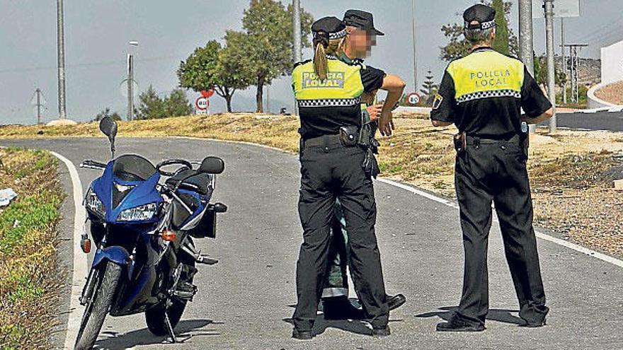 Agentes de la Policía Local de Elche.