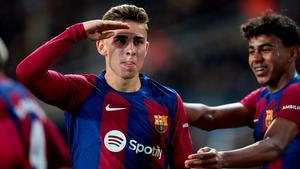FC Barcelona - Valencia: El gol de Fermín López