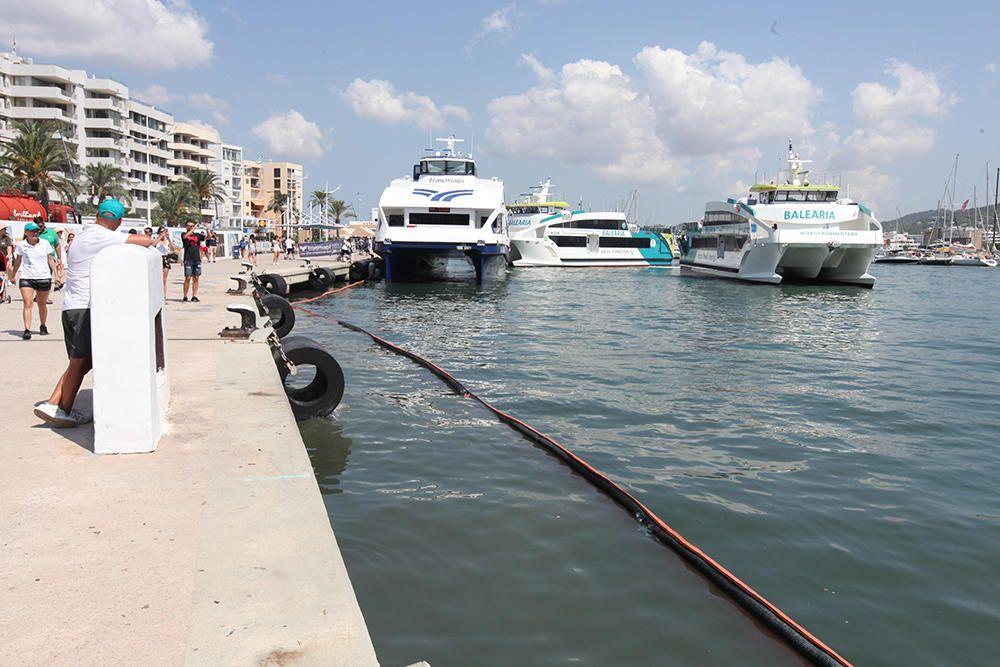 El puerto de Ibiza lleva cinco días con vertidos de aguas fecales