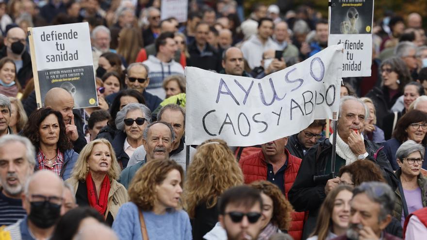 Marcha, el domingo, en Madrid.