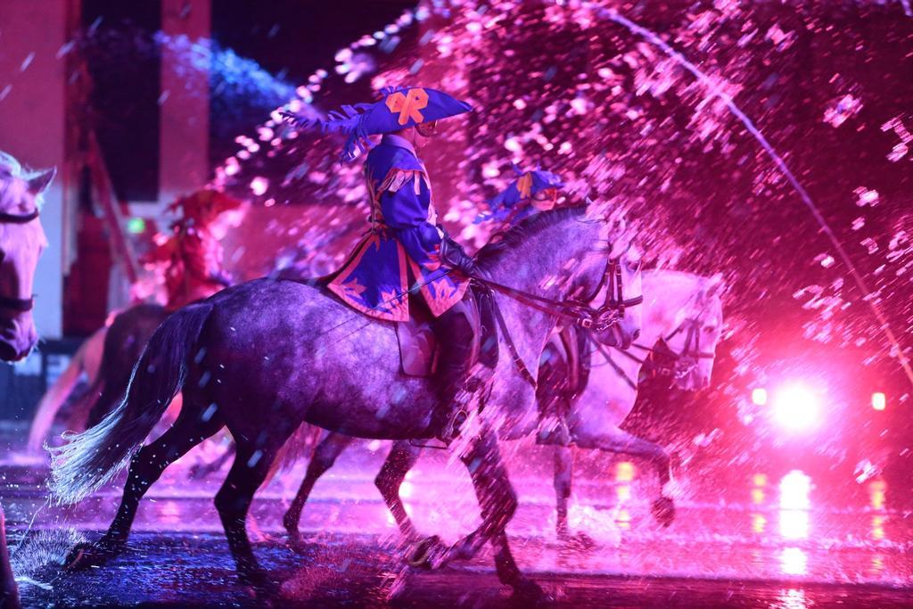 Baile ecuestre en Los Mosqueteros de Richelieu.