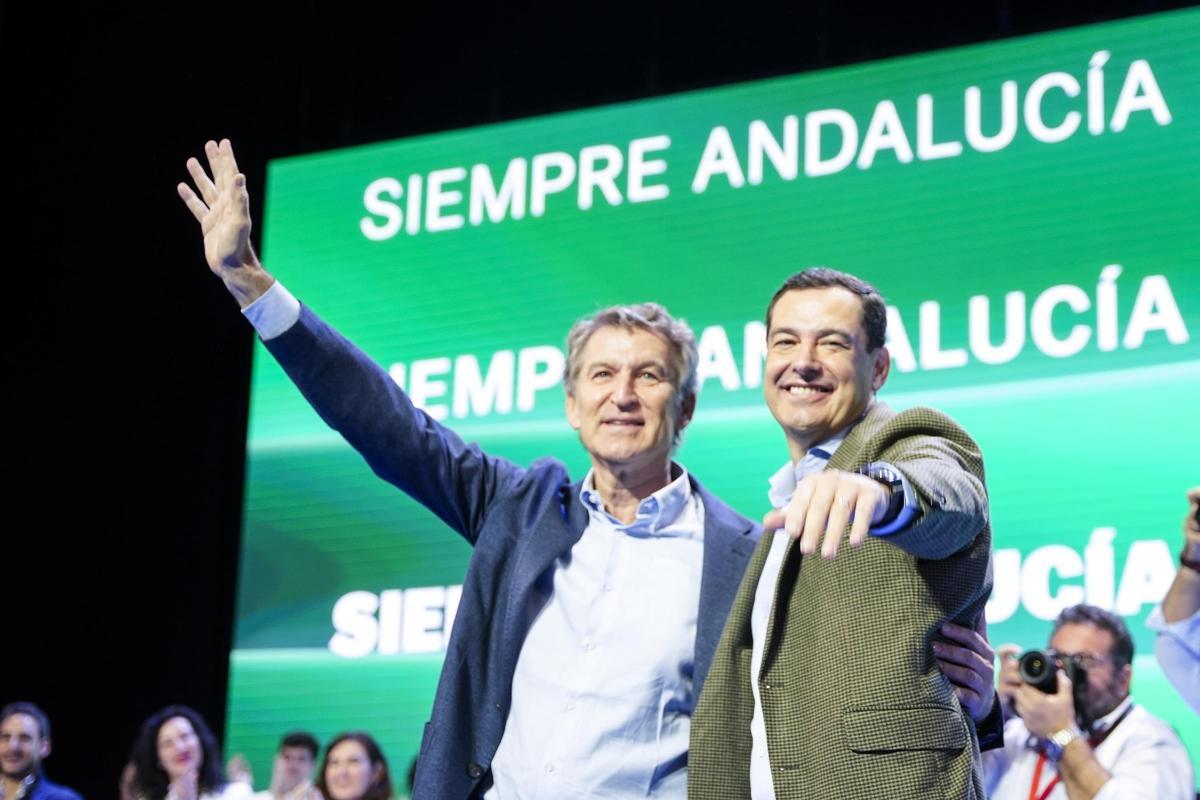 Feijóo crida a unir el vot davant la «corrupció» del PSOE: «A Andalusia i a Espanya el PP és l’únic camí»
