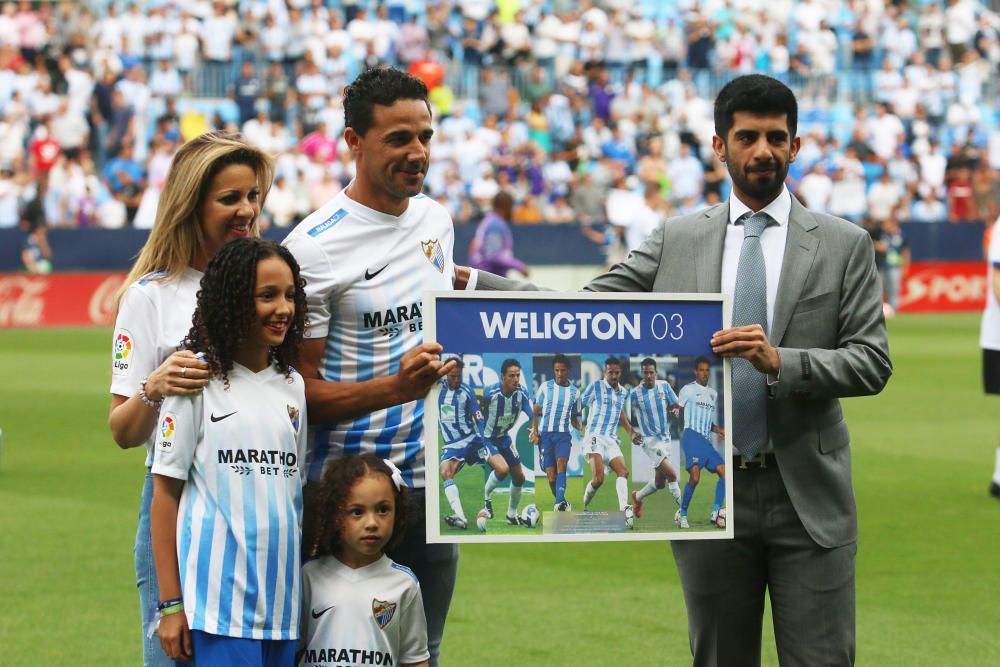 Noche de despedidas en La Rosaleda