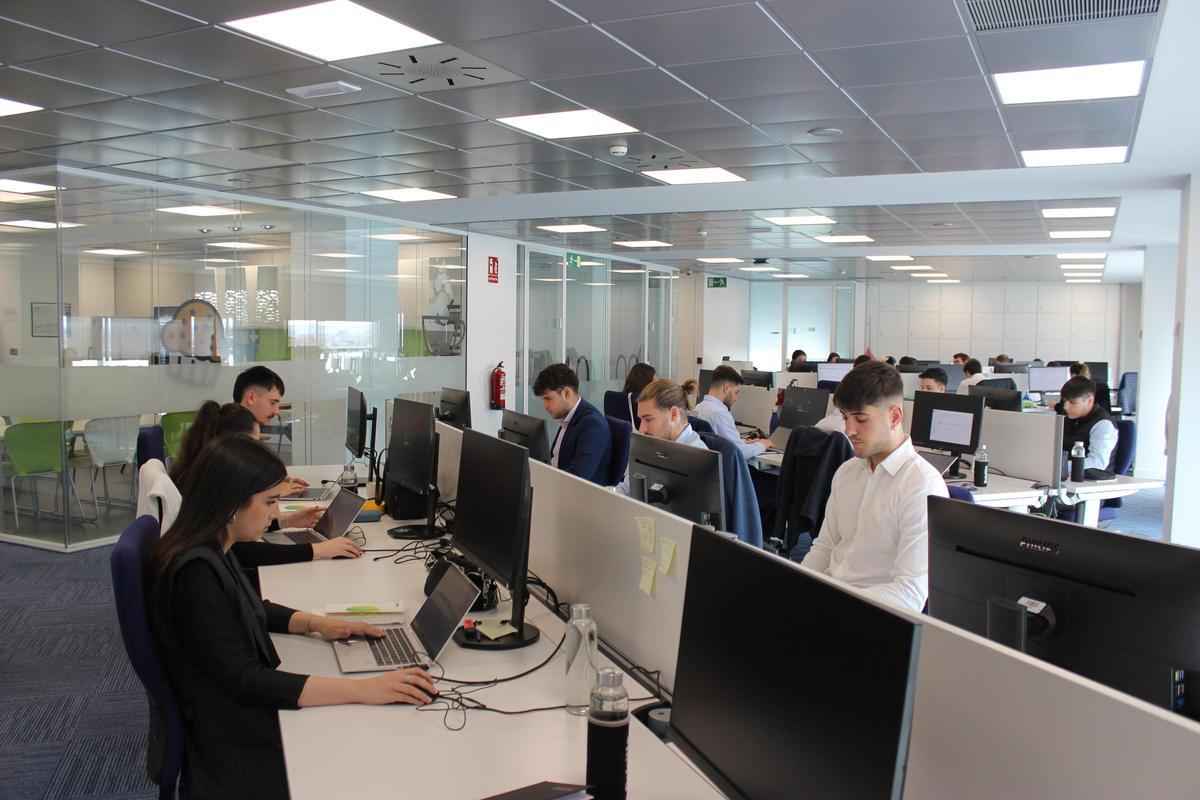 La oficina de Deloitte en Zaragoza, situada en el centro de negocios World Trade Center (WTC).