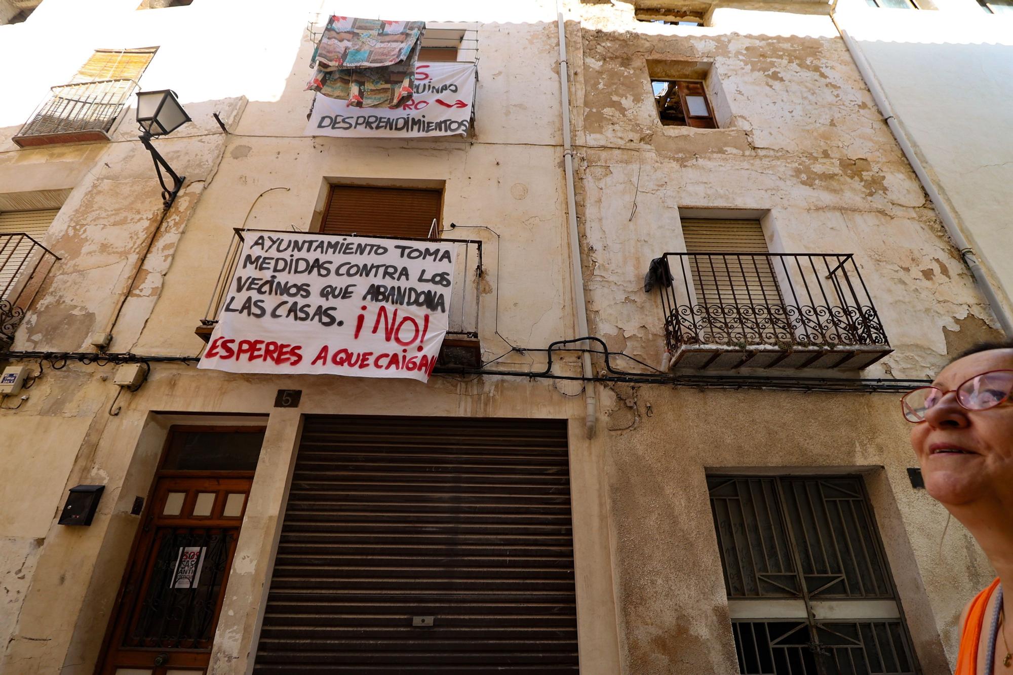 Vecinos de Cocentaina alertan de la degradación del casco antiguo y exigen más mantenimiento