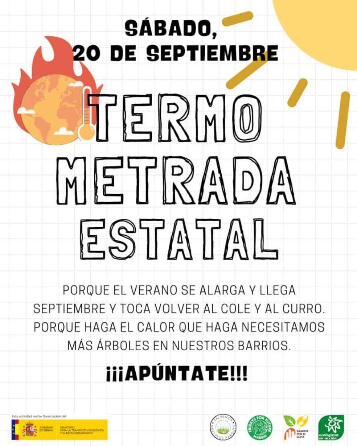 Cartel anunciador de la iniciativa