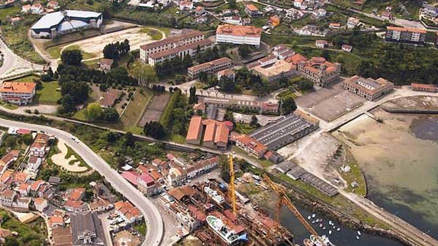 Imagen aérea del recinto de la ETEA, todavía propiedad de Zona Franca.