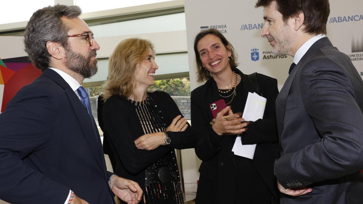 Aitor Moll, Ainhoa Moll, Ana Mira y Sergi Guillot, de Prensa  Ibérica.