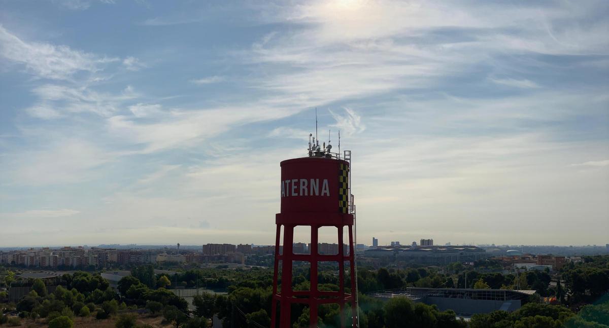 Imagen de archivo del término municipal de Paterna con el pozo de agua.