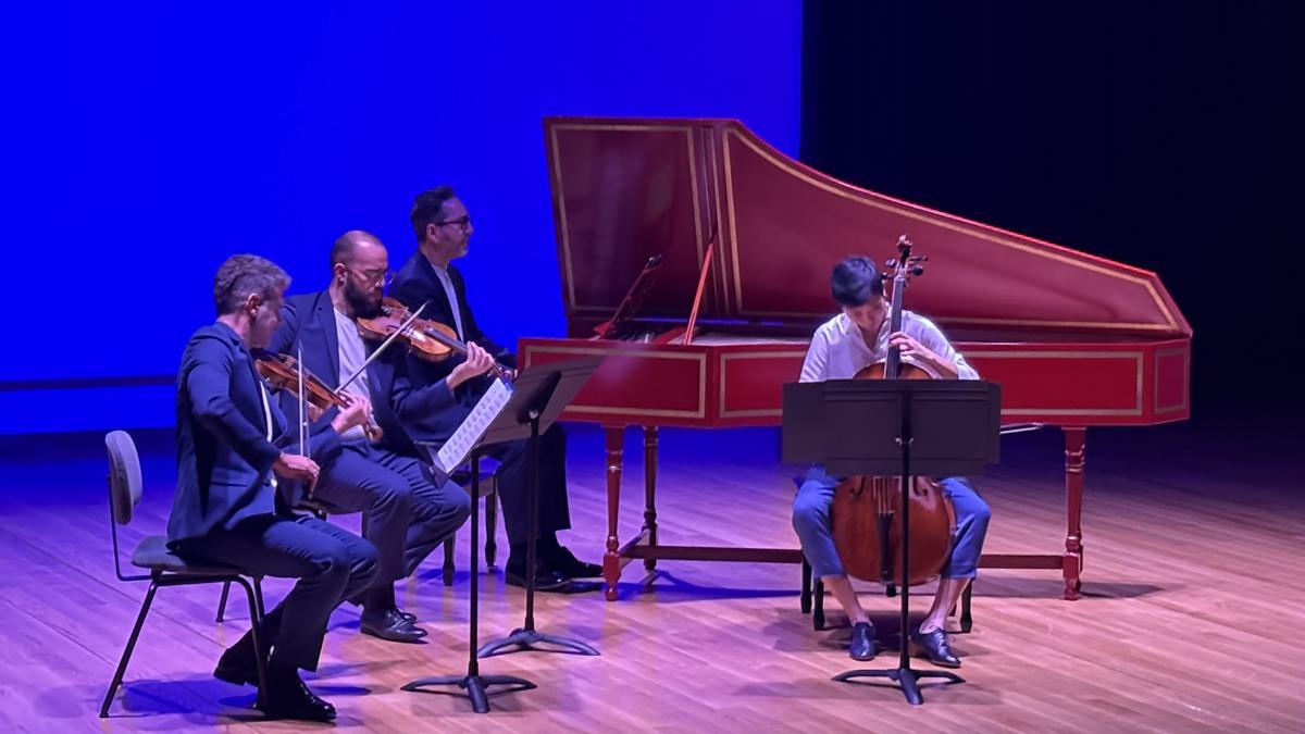 Un momento del concierto.