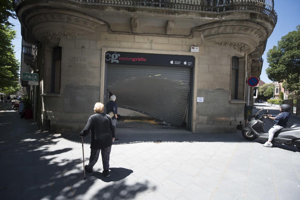 Entren a robar a CentreGràfic, la botiga Apple de Manresa