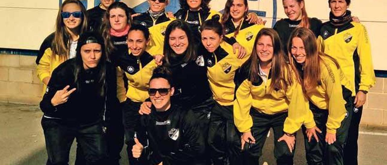 Conjunto del Son Sardina de Segunda División femenina.