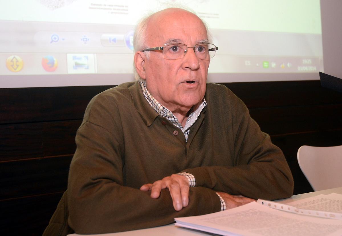 El profesor Manuel Caamaño