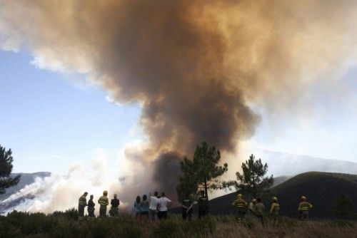 Incendio en la Sierra de Gata (Cáceres)