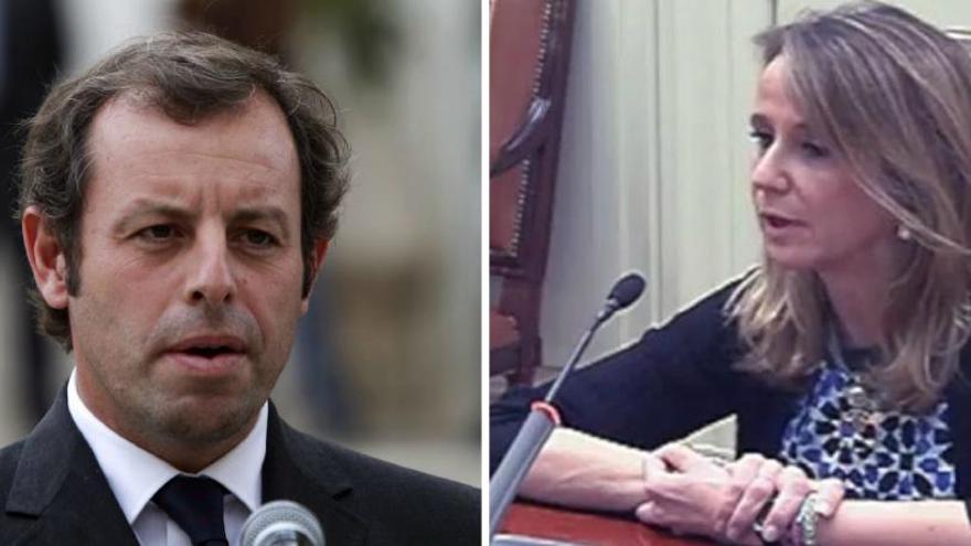 Carmen Lamela a Sandro Rosell: «Això és Espanya, parli en castellà!»