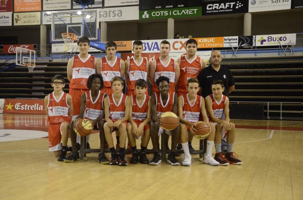 Tots els equips del planter del Bàsquet Manresa