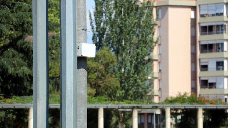 Un dels nodes de monitoratge instal·lats a Girona