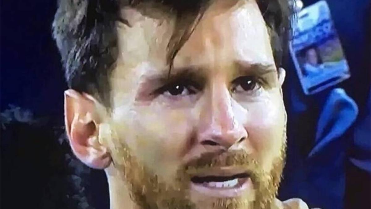 Las lágrimas de Messi tuvieron premio