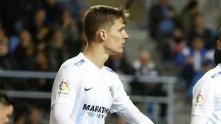 Diego Llorente, en una imagen del partido ante el Granada CF.