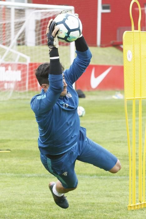 Entrenamiento del Sporting