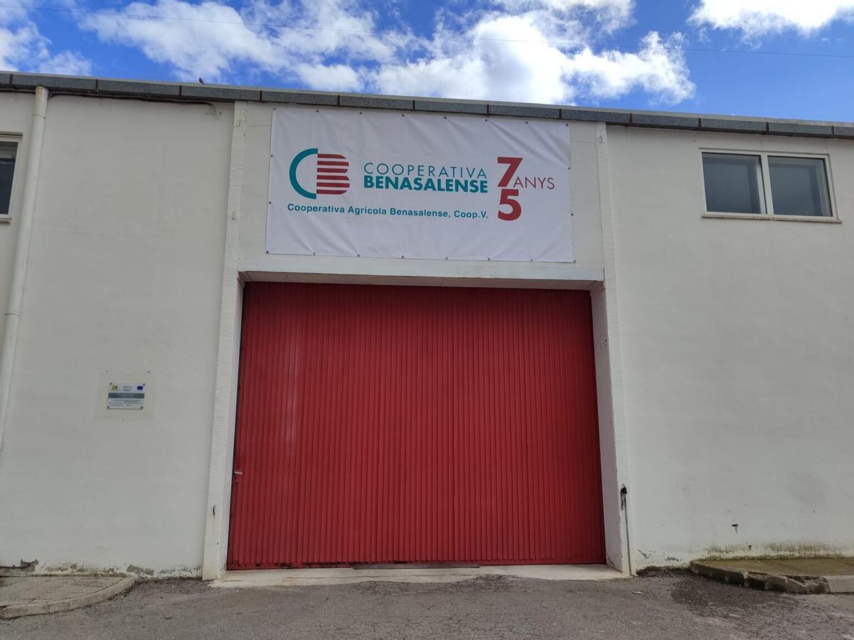 Fachada de la sede de la cooperativa de Benassal.