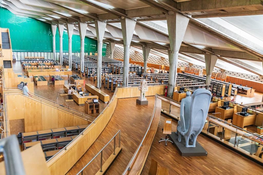La nueva Bibliotheca Alexandrina.