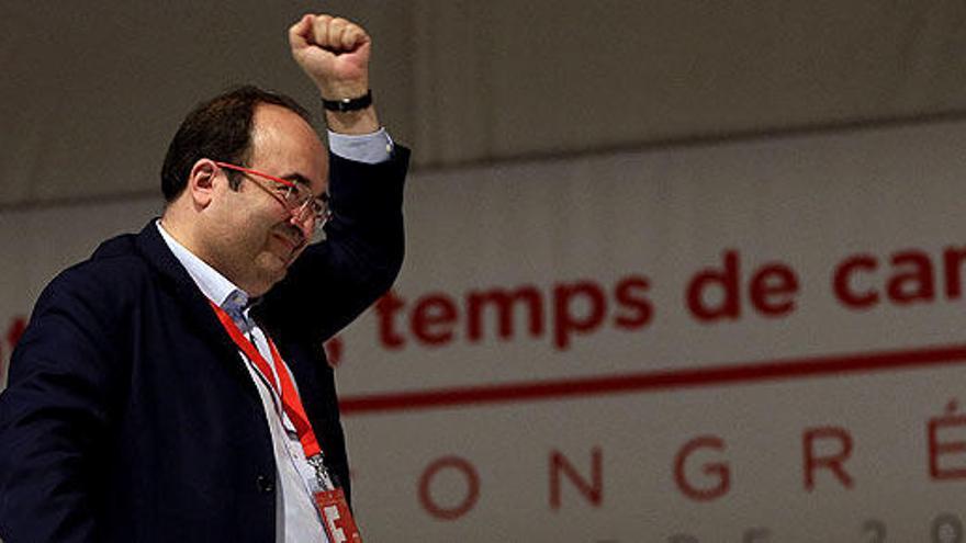 Miquel Iceta, en el congreso del PSC.