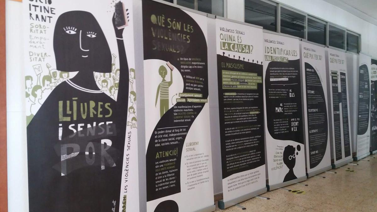 Exposició ‘Lliures i sense por’ de l'Institut Català de les Dones, que es podrà veure a Sant Fruitós