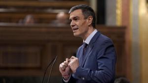 Pedro Sánchez comparece en el Congreso de los Diputados para informar sobre la posición del Gobierno ante la guerra de Oriente Próximo.