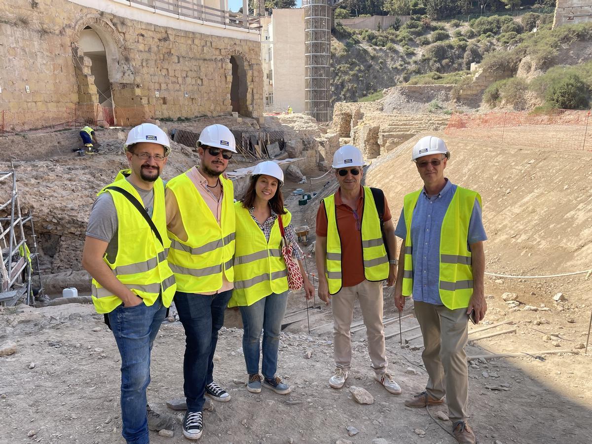 La Universidad de Córdoba descubre una avanzada técnica de pintura mural en una domus de Cartagena.