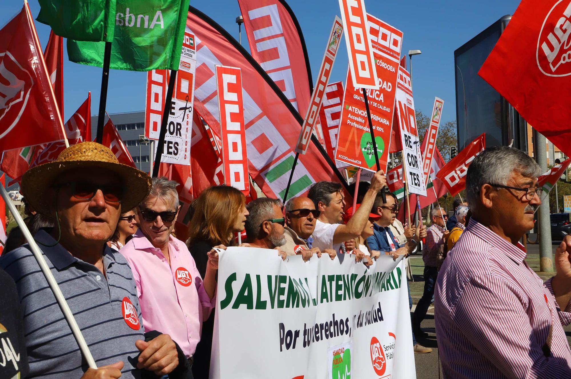 Manifestación en defensa de la sanidad pública