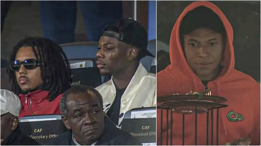 Koundé, Mbappé y Tchouaméni disfrutan del fútbol en el Costa de Marfil–Camerún