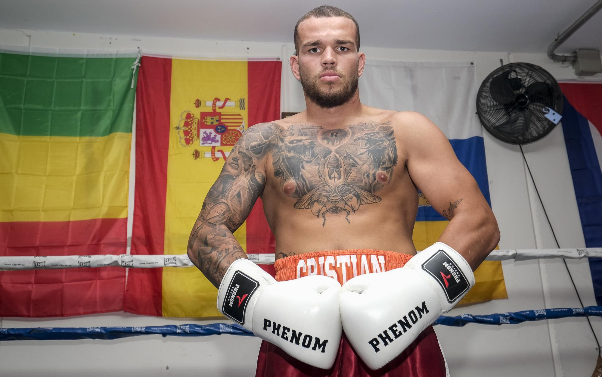 Todo preparado para la velada 'Canarias, Cuna de Campeones'
