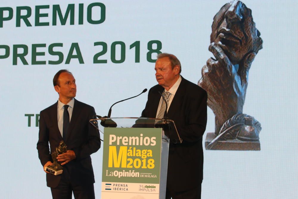 Gala de la entrega de premios de La Opinión de Málaga 2018.