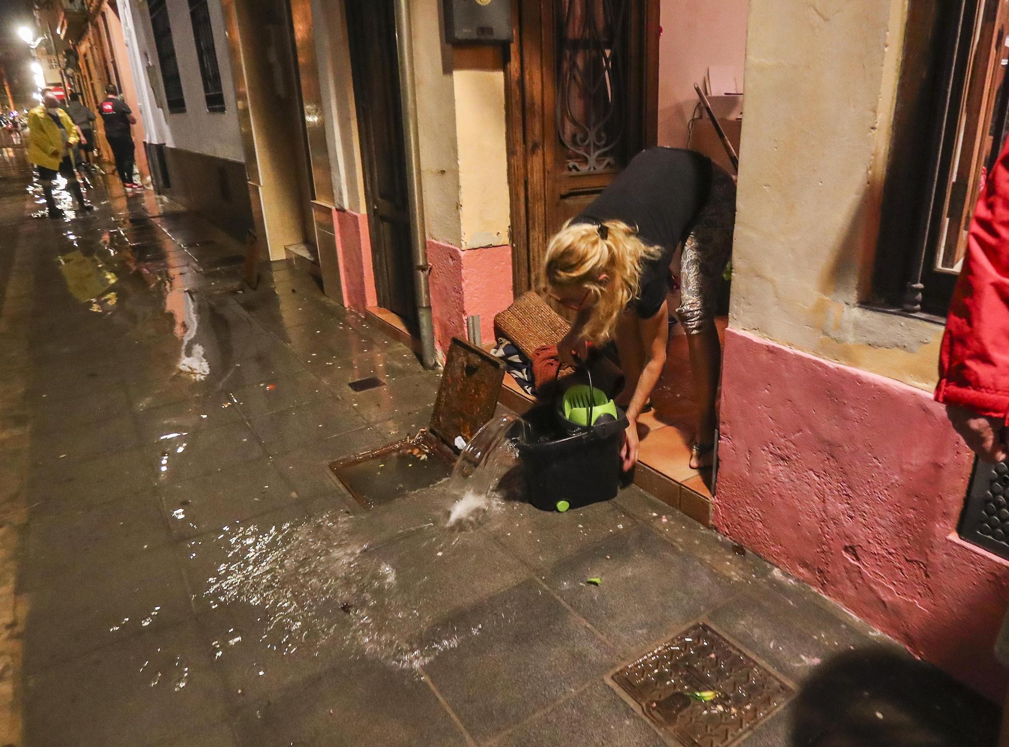 El temporal inunda El Cabanyal