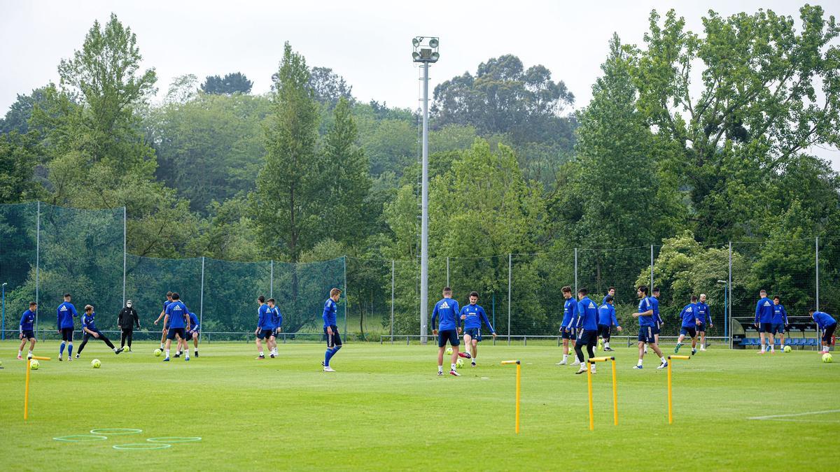 Entrenamiento del Real Oviedo