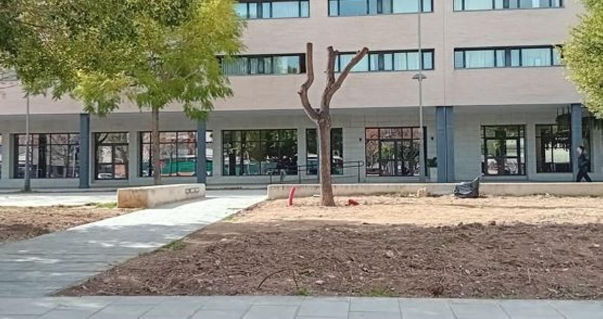 Zona pendiente de renovación en Vicente Savall