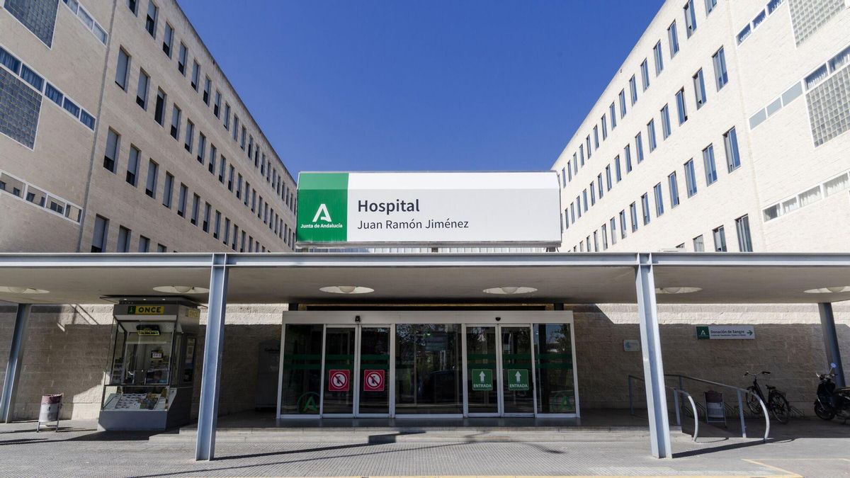 Imagen principal del Hospital Juan Ramón Jiménez en Huelva.