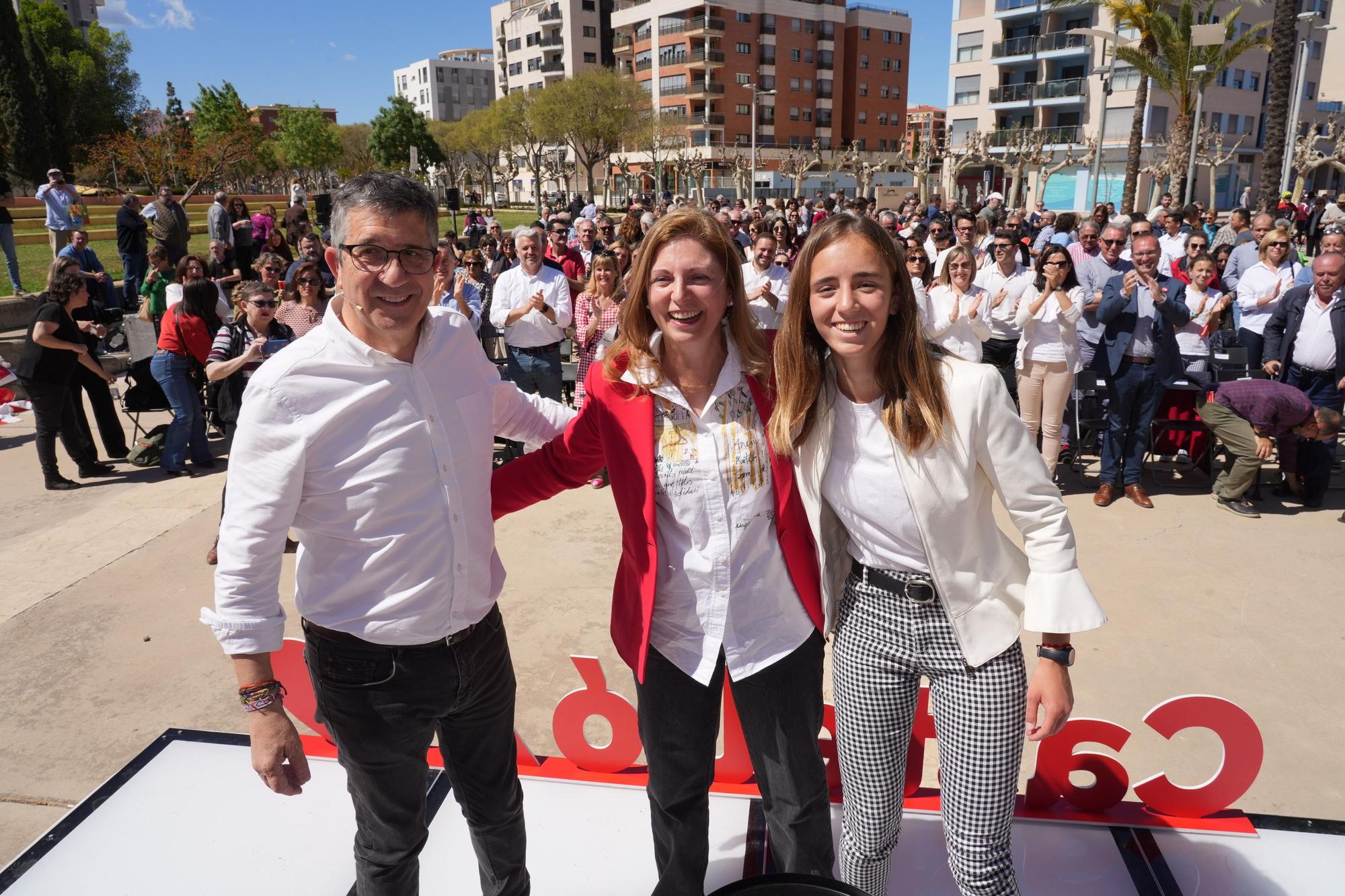 La candidatura a la alcaldía de Castellón de Amparo Marco en imágenes