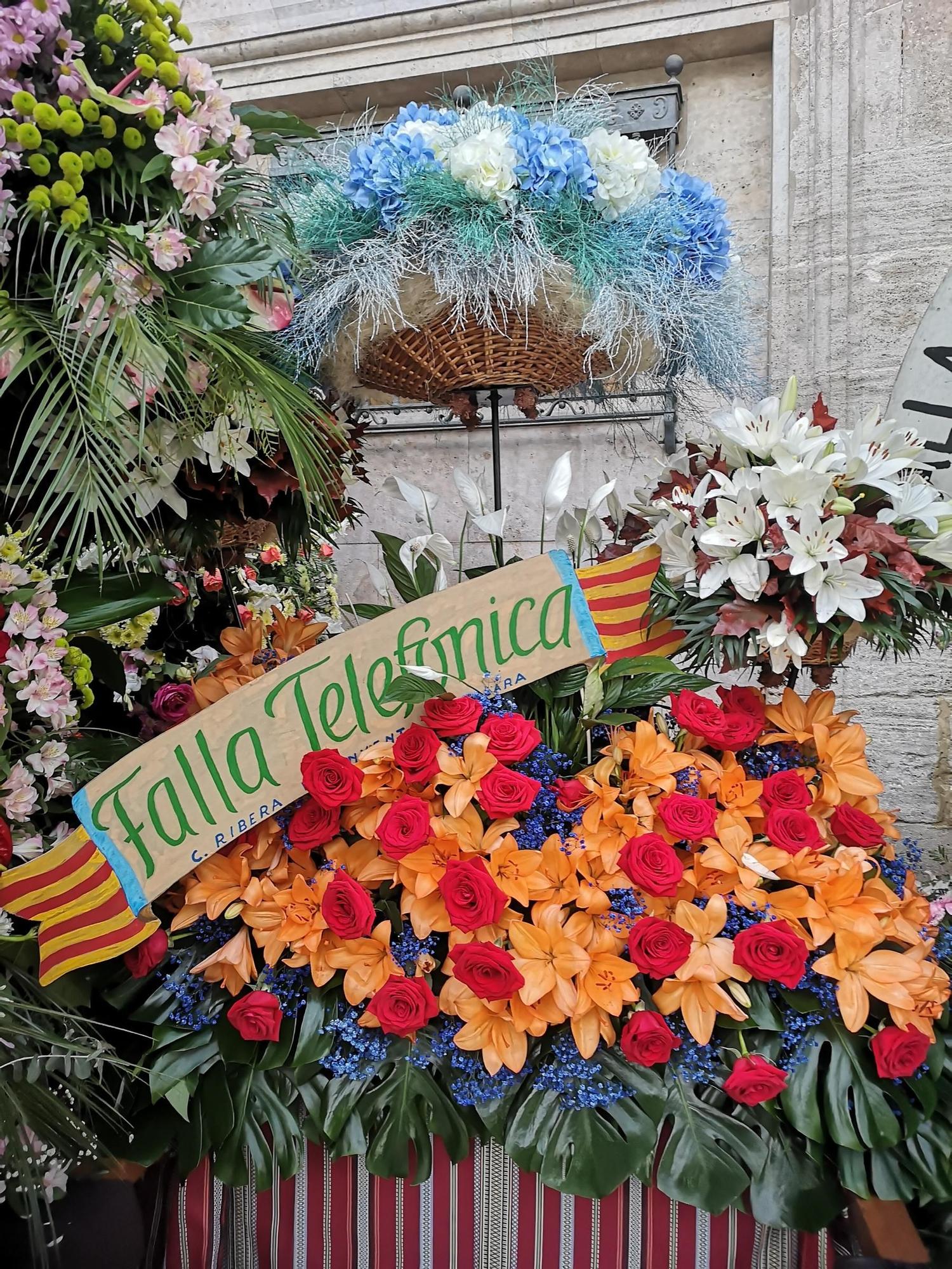 Revive las canastillas de la Ofrenda en las Fallas de Septiembre