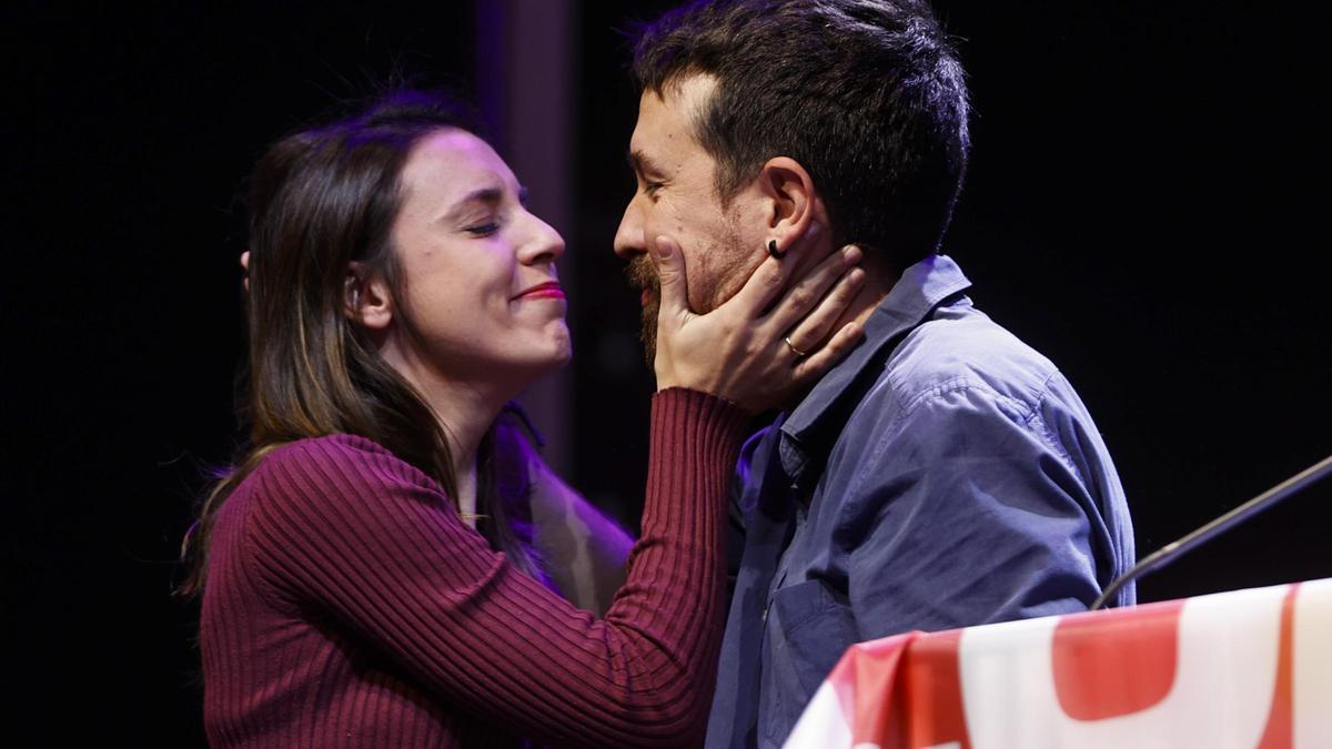 Pablo Iglesias i Irene Montero