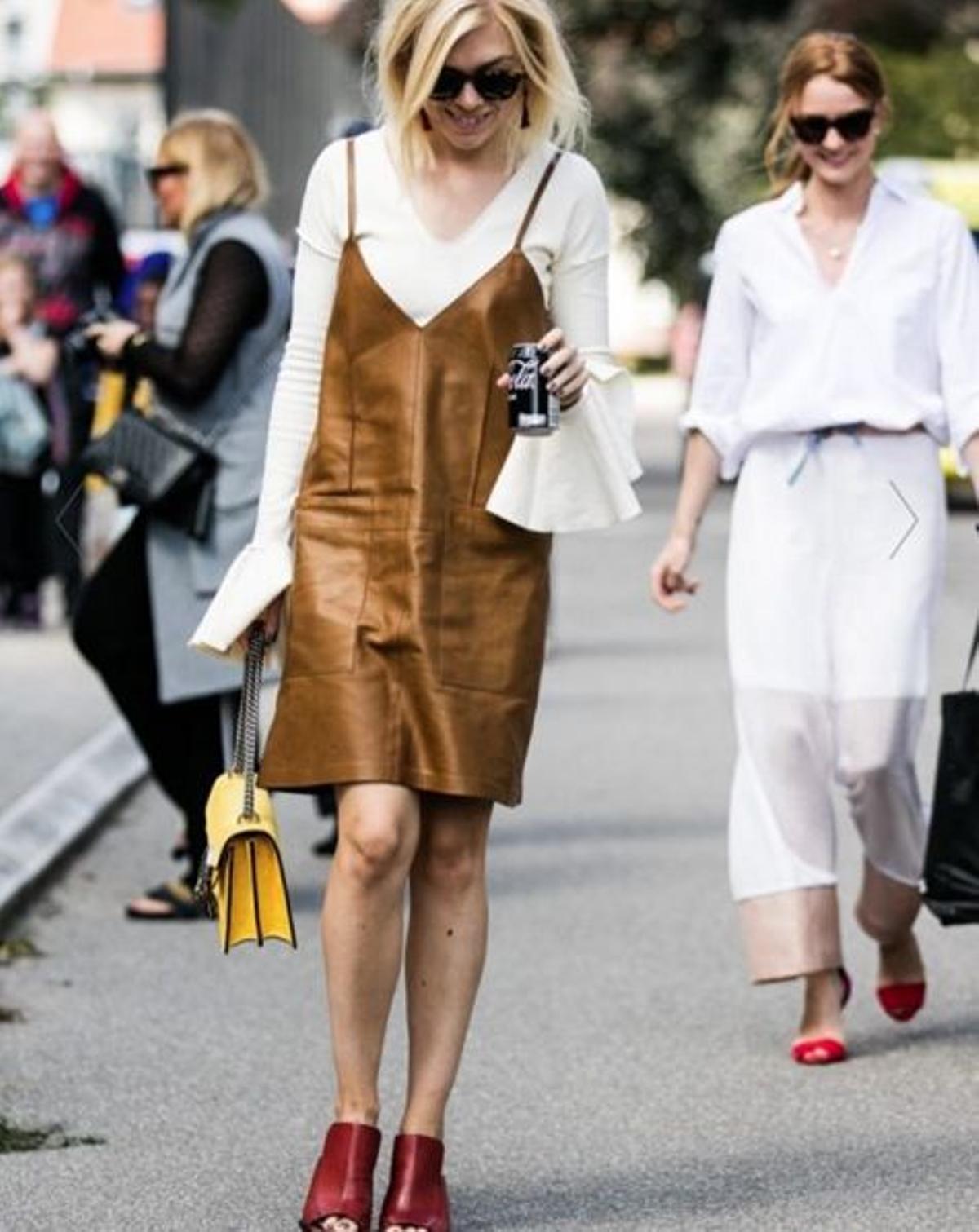 Vestido + camisa + mules