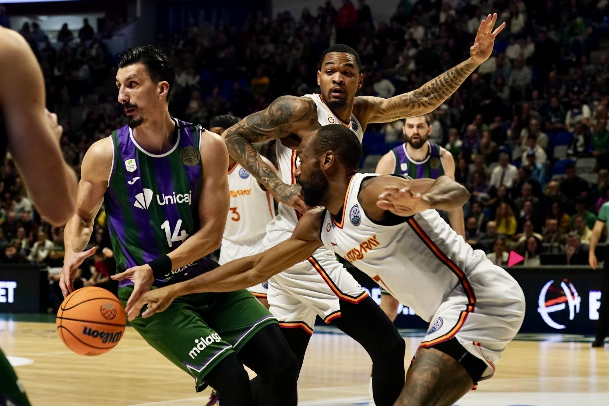 MLG 11-03-2025.-Partido de la BCL entre el Unicaja CB y el Galatasaray.