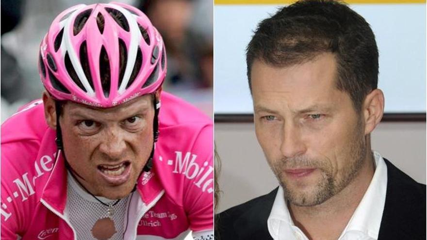 Jan Ullrich y Til Schweiger.