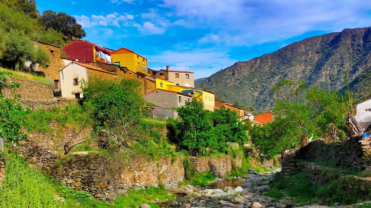 Pueblo de las Hurdes, en El Gasco