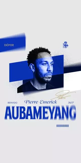 Aubameyang ya es jugador del Deportivo hasta 2028: el fichaje inesperado es una realidad