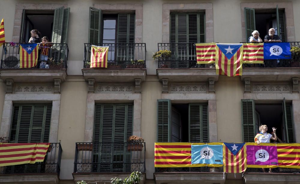 La manifestación de la Diada, en fotos