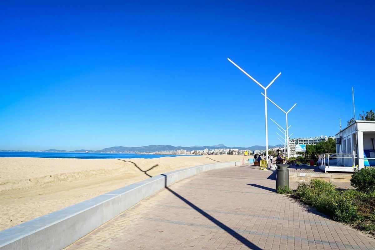 Das Mäuerchen kehrt an die Playa de Palma zurück.