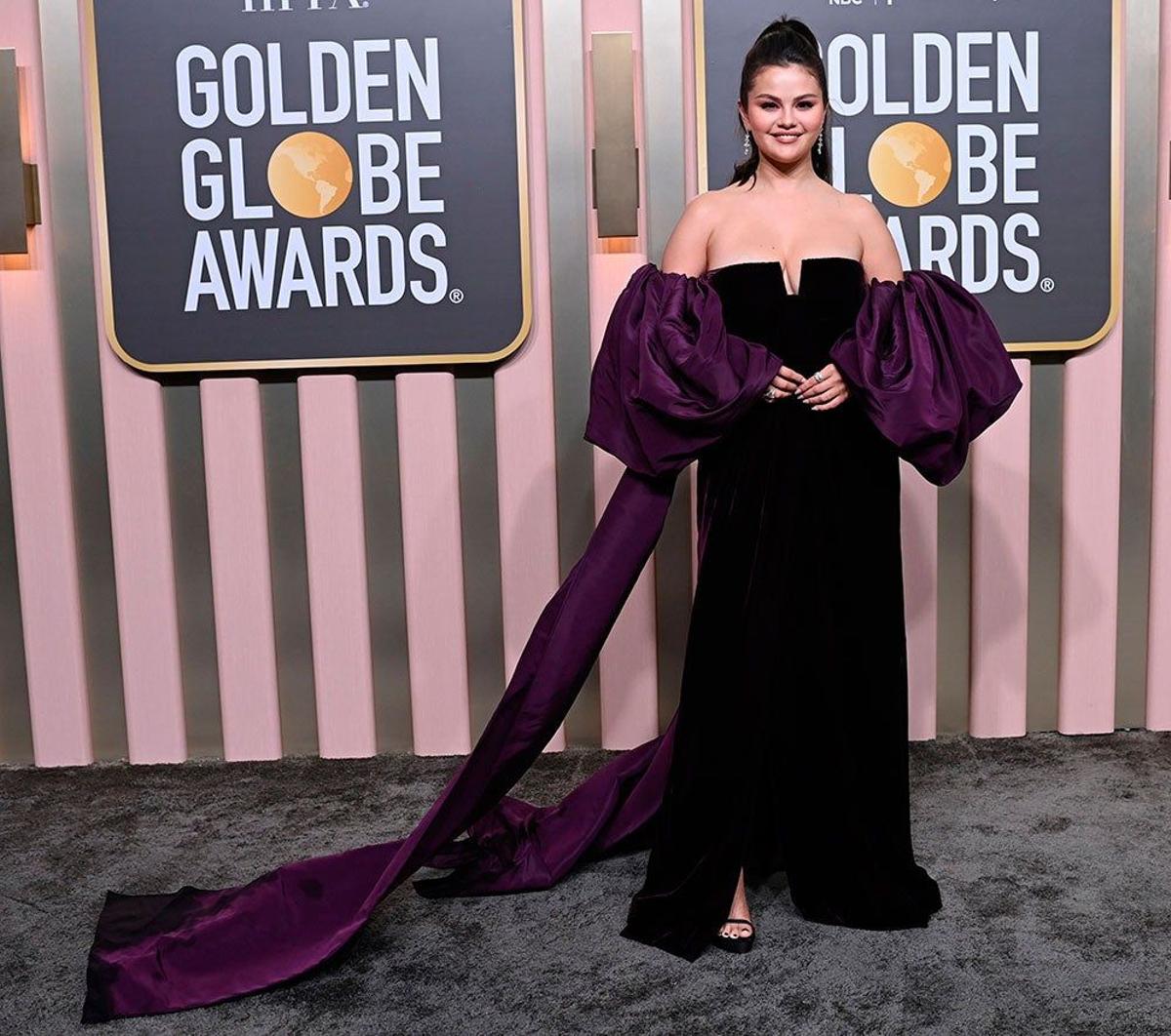 Selena Gomez en los Globos de Oro 2023