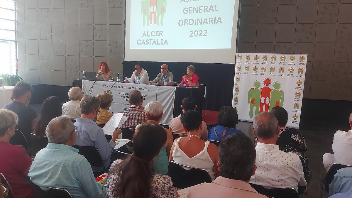 Momento de la asamblea 2022 de Alcer Castalia.